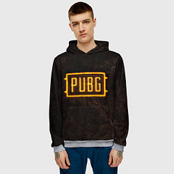 Толстовка-худи мужская PUBG ПАБГ NEON, цвет: 3D-меланж — фото 2