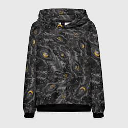 Толстовка-худи мужская Арабская ночь, цвет: 3D-черный