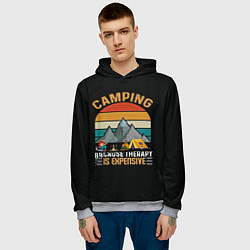 Толстовка-худи мужская Camping, цвет: 3D-меланж — фото 2