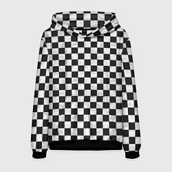 Толстовка-худи мужская Шахматист, цвет: 3D-черный