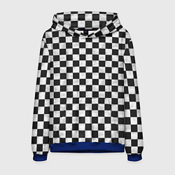 Толстовка-худи мужская Шахматист, цвет: 3D-синий