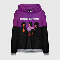 Толстовка-худи мужская Shades of Deep Purple, цвет: 3D-меланж