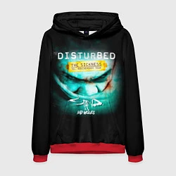 Толстовка-худи мужская The Sickness - Disturbed, цвет: 3D-красный