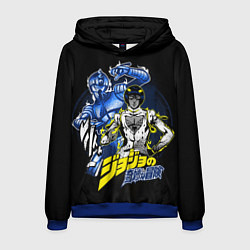 Толстовка-худи мужская Бруно Буччеллати - JoJos Bizarre Adventure, цвет: 3D-синий