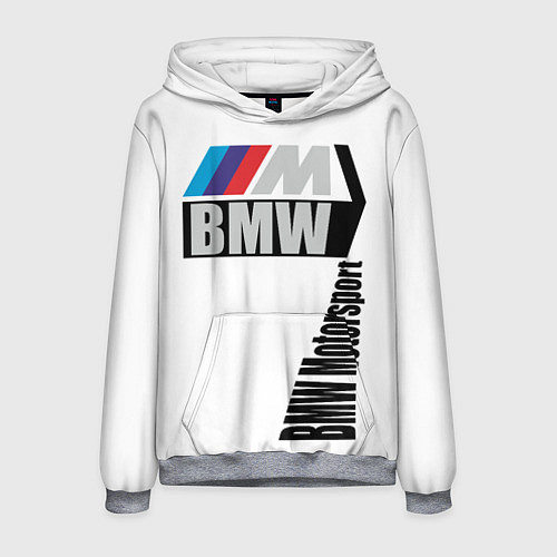 Мужская толстовка BMW Motorsport / 3D-Меланж – фото 1