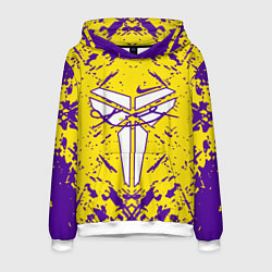 Толстовка-худи мужская ЛЕЙКЕРС LOS ANGELES LAKERS,, цвет: 3D-белый