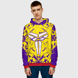 Толстовка-худи мужская ЛЕЙКЕРС LOS ANGELES LAKERS,, цвет: 3D-красный — фото 2