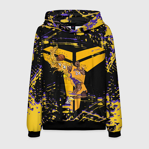 Мужская толстовка Los angeles lakers NBA / 3D-Черный – фото 1