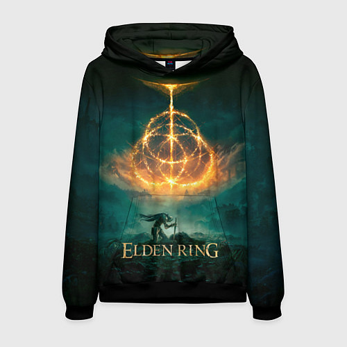 Мужская толстовка Elden Ring Game Art / 3D-Черный – фото 1