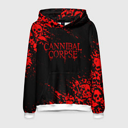 Мужская толстовка CANNIBAL CORPSE КРАСНЫЕ ЧЕРЕПА