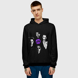 Толстовка-худи мужская Depeche mode band, цвет: 3D-черный — фото 2