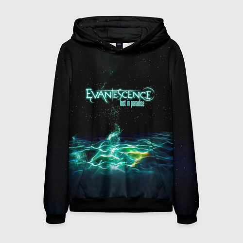 Мужская толстовка Evanescence lost in paradise / 3D-Черный – фото 1