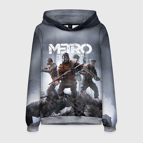 Мужская толстовка МЕТРО ИСХОД АРТЁМ ,ЯДЕРНАЯ ЗИМА METRO EXODUS / 3D-Меланж – фото 1