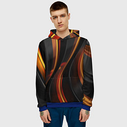 Толстовка-худи мужская Unsplash 3D, цвет: 3D-синий — фото 2