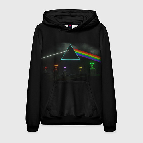 Мужская толстовка ПИНК ФЛОЙД PINK FLOYD LOGO / 3D-Черный – фото 1