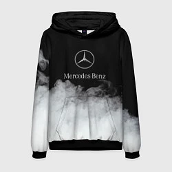 Толстовка-худи мужская Mercedes-Benz Облака, цвет: 3D-черный