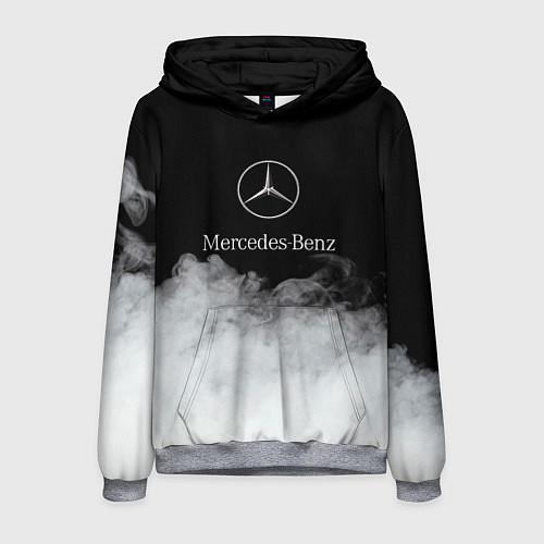 Мужская толстовка Mercedes-Benz Облака / 3D-Меланж – фото 1