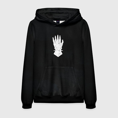 Мужская толстовка Железные руки цвета легиона / 3D-Черный – фото 1