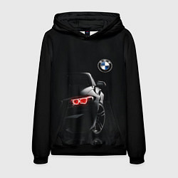 Толстовка-худи мужская BMW МИНИМЛ, цвет: 3D-черный