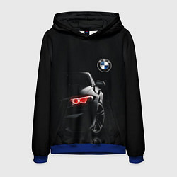Толстовка-худи мужская BMW МИНИМЛ, цвет: 3D-синий