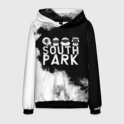 Толстовка-худи мужская Все пацаны на черном фоне Южный Парк, цвет: 3D-черный