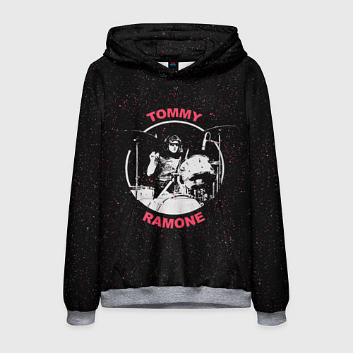 Мужская толстовка Tommy Ramone / 3D-Меланж – фото 1