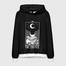 Толстовка-худи мужская The Coffee Occult, цвет: 3D-белый