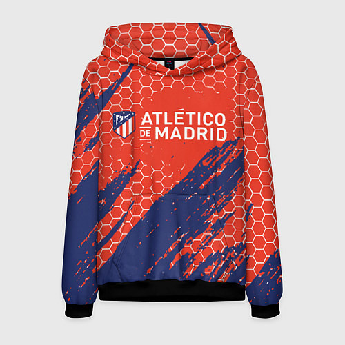 Мужская толстовка Atletico Madrid: Football Club / 3D-Черный – фото 1