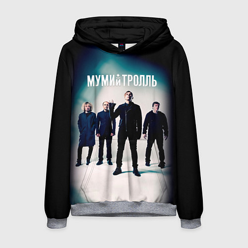 Мужская толстовка Состав группы Мумий Тролль / 3D-Меланж – фото 1