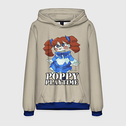 Толстовка-худи мужская Poppy Playtime, цвет: 3D-синий