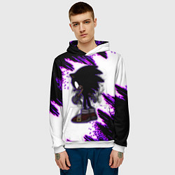 Толстовка-худи мужская SONIC DARK СОНИК, цвет: 3D-белый — фото 2
