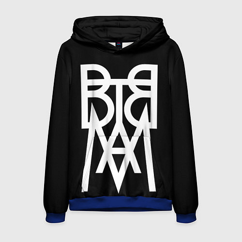 Мужская толстовка BTBAM - Between the Buried and Me / 3D-Синий – фото 1
