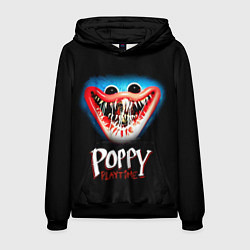 Толстовка-худи мужская Poppy Playtime: Huggy Wuggy, цвет: 3D-черный