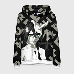 Толстовка-худи мужская Улькиорра Ulquiorra Bleach, цвет: 3D-белый