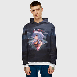 Толстовка-худи мужская Гань Юй в примогеме, цвет: 3D-белый — фото 2