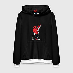 Толстовка-худи мужская Leverpool YNWA, цвет: 3D-белый