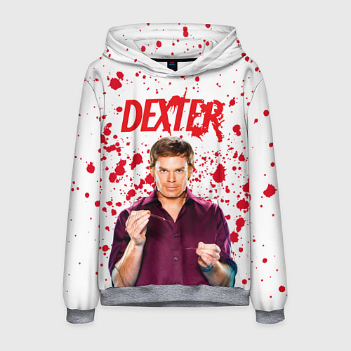 Мужская толстовка Декстер Dexter / 3D-Меланж – фото 1
