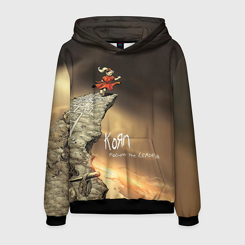Мужская толстовка Follow the Leader - Korn / 3D-Черный – фото 1