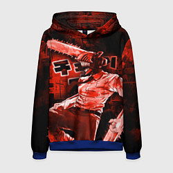 Толстовка-худи мужская Chainsaw Man, Дэнджи, цвет: 3D-синий