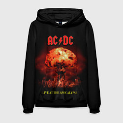 Толстовка-худи мужская Live at the Apocalypse - ACDC, цвет: 3D-черный