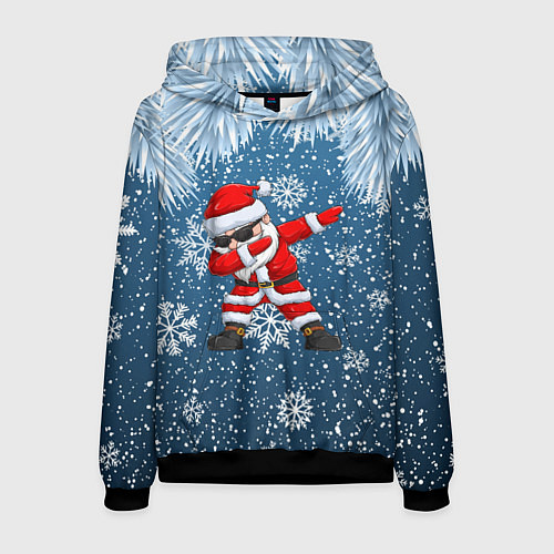 Мужская толстовка DAB SANTA WINTER / 3D-Черный – фото 1