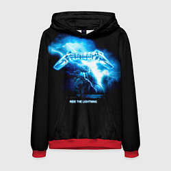 Толстовка-худи мужская Ride the Lightning Metallica, цвет: 3D-красный
