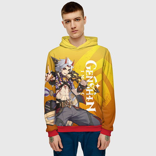 Мужская толстовка ARATAKI ITTO GEO / 3D-Красный – фото 3