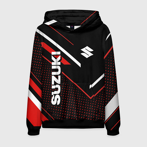 Мужская толстовка Suzuki SPORT / 3D-Черный – фото 1