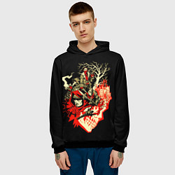 Толстовка-худи мужская Darkest Dungeon - Темнейшее подземелье, цвет: 3D-черный — фото 2