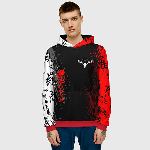 Мужская толстовка Токийские мстители Аниме Кайсуке / 3D-Красный – фото 3