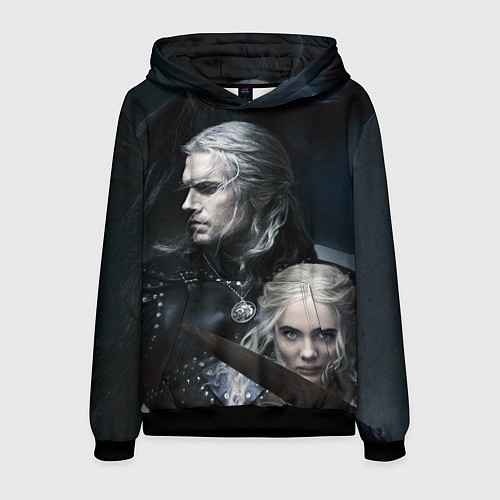 Мужская толстовка THE WITCHER 2 SEASON / 3D-Черный – фото 1