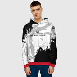 Толстовка-худи мужская State of Decay разводы, цвет: 3D-красный — фото 2