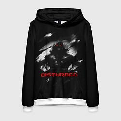 Толстовка-худи мужская DISTURBED THE GUY ЛИЦО ДЕМОНА, цвет: 3D-белый