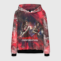 Толстовка-худи мужская UMBRELLA CORP АМБРЕЛЛА КОРП RESIDENT EVIL, цвет: 3D-черный
